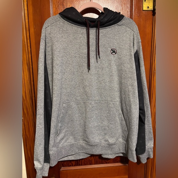 Hooey Other - Heather Grey and Black HOOEY Hoodie